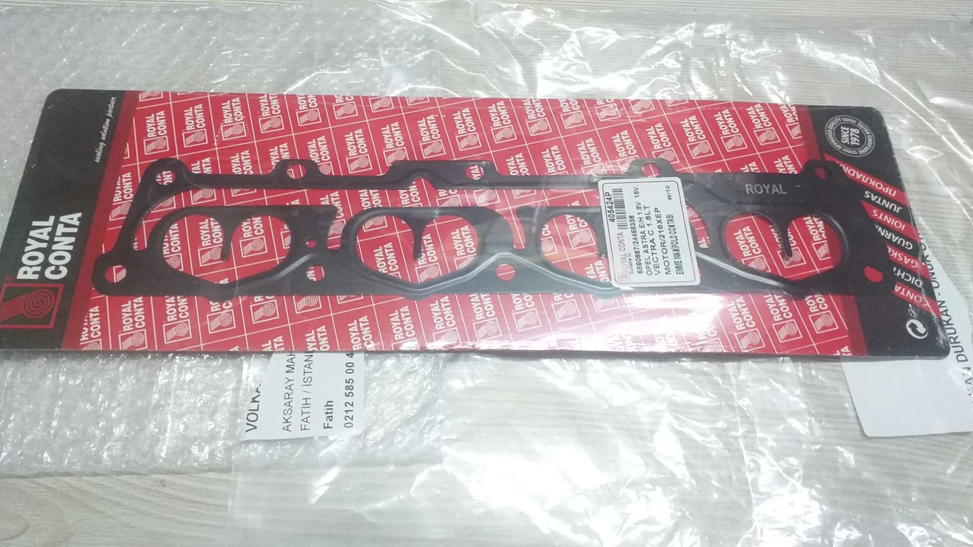 Opel Astra G Manifold Contası ( Emme ) Yan Z16XEP Motor Royal Marka