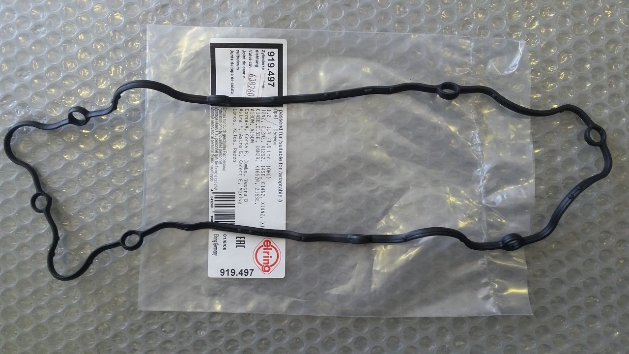 Opel Astra F Üst Kapak  Subap  Külbütör Contası Lastik Tipi 1.4,1.6, 8 V