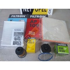 Opel Astra J Filtre Bakım Seti ( Karbonsuz Polen ) 1.3 Motorlar FİLTRON
