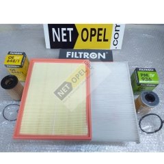Opel Vectra C Filtre Bakım Seti 2.0 - 2.2 Dizel Motorlar FİLTRON