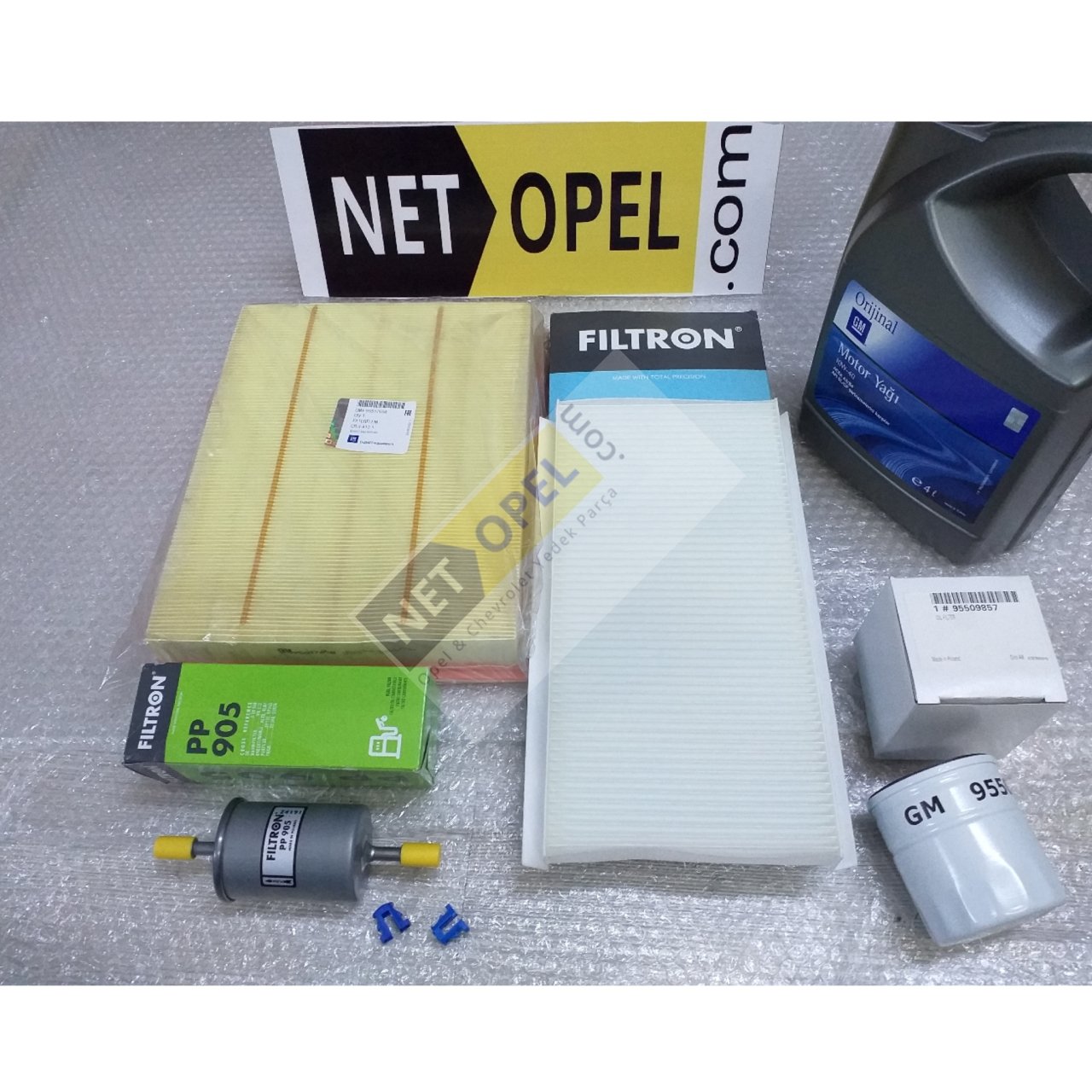 Opel Vectra C Filtre Bakım Seti Motor Yağlı 1.6 Motorlar GM - FİLTRON