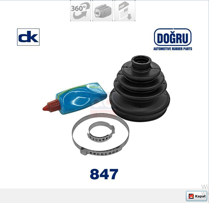 Opel Vectra A Dış Aks Körüğü