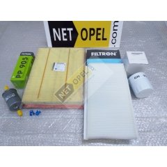 Opel Vectra C Filtre Bakım Seti 1.6 Motorlar GM - FİLTRON