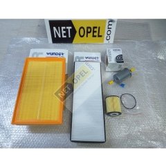 Opel Vectra B Filtre Bakım Seti 1.8 Motor WUNDER