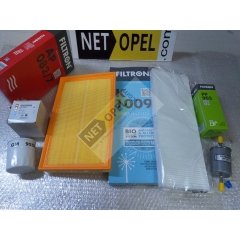 Opel Vectra B Filtre Bakım Seti 1.6 Motor FİLTRON - GM