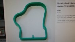 Opel Adam Manifold Contası ( Emme ) A12XER - A14XER - B12XER - B14XER Motorlar ELRING Marka Orjinal..