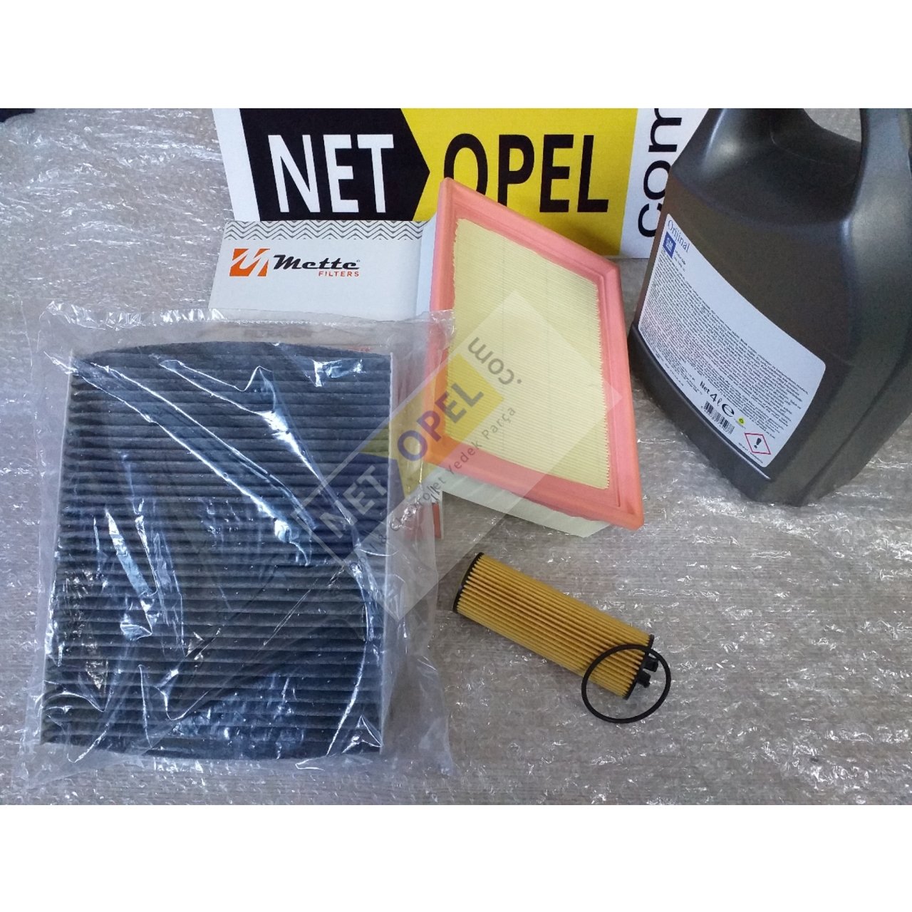 Chevrolet Aveo Filtre Bakım Seti Motor Yağlı 1.2 - 1.4 Otomatik Vites METTE