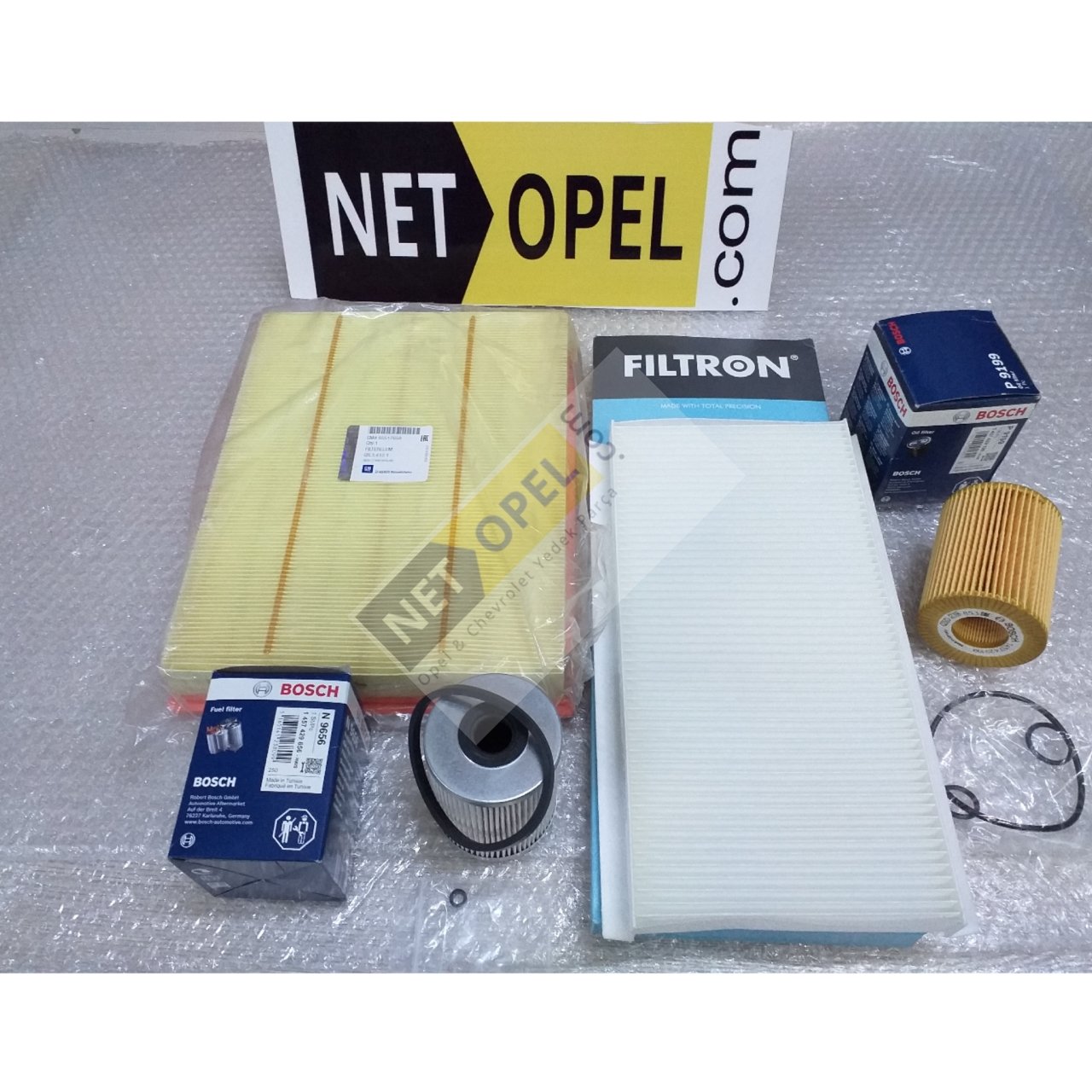 Opel Vectra C Filtre Bakım Seti 1.9 Motorlar GM - BOSCH