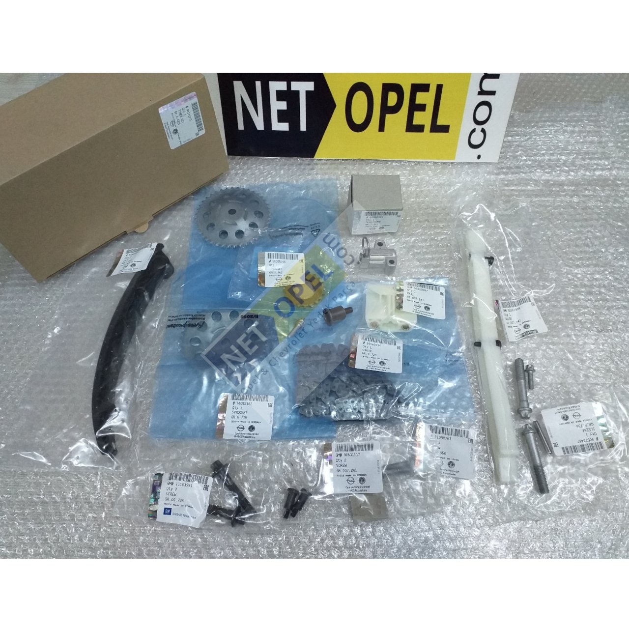Opel Meriva B Triger Zincir Seti ( Eksantrik Zincir Seti ) 1.4 Motorlar GM