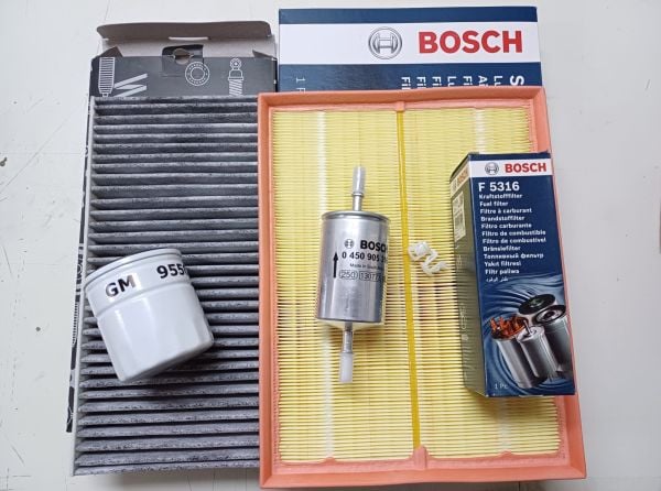 Opel Vectra C Filtre Bakım Seti 1.6 Motorlar GM - BOSCH