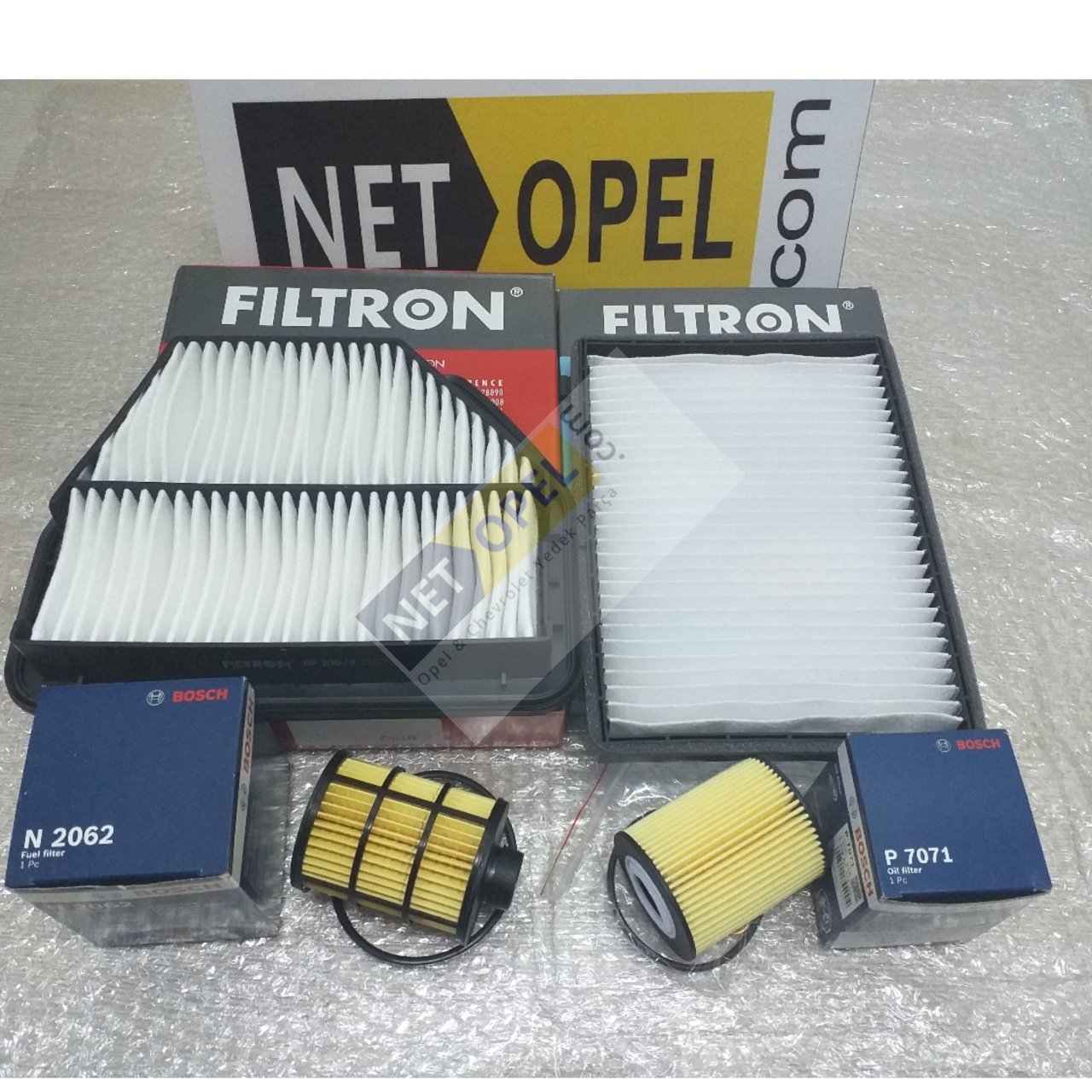 Chevrolet Captiva Filtre Bakım Seti 2007-2011 BOSCH - FİLTRON