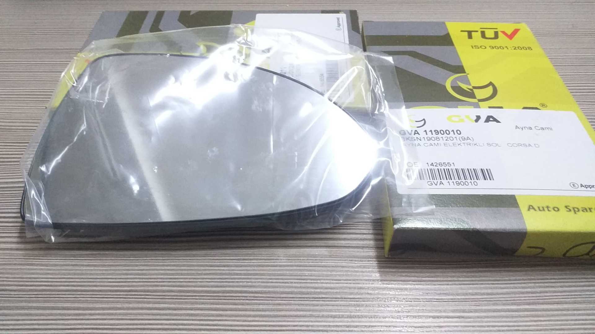 Opel Corsa D Ayna Camı Sağ  2007-2014