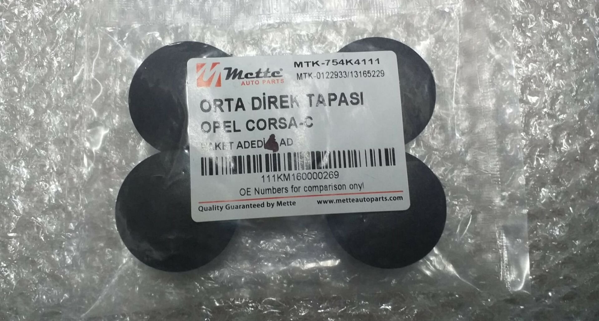 Opel Corsa C Orta Direk Tapası Klıps Takım