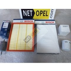 Opel Zafira A Filtre Bakım Seti 1.6 Motor GM - BOSCH
