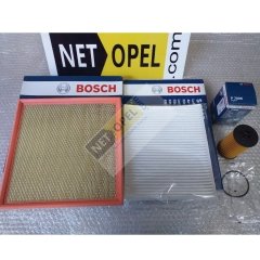 Opel Zafira C Filtre Bakım Seti 1.6 Motor BOSCH