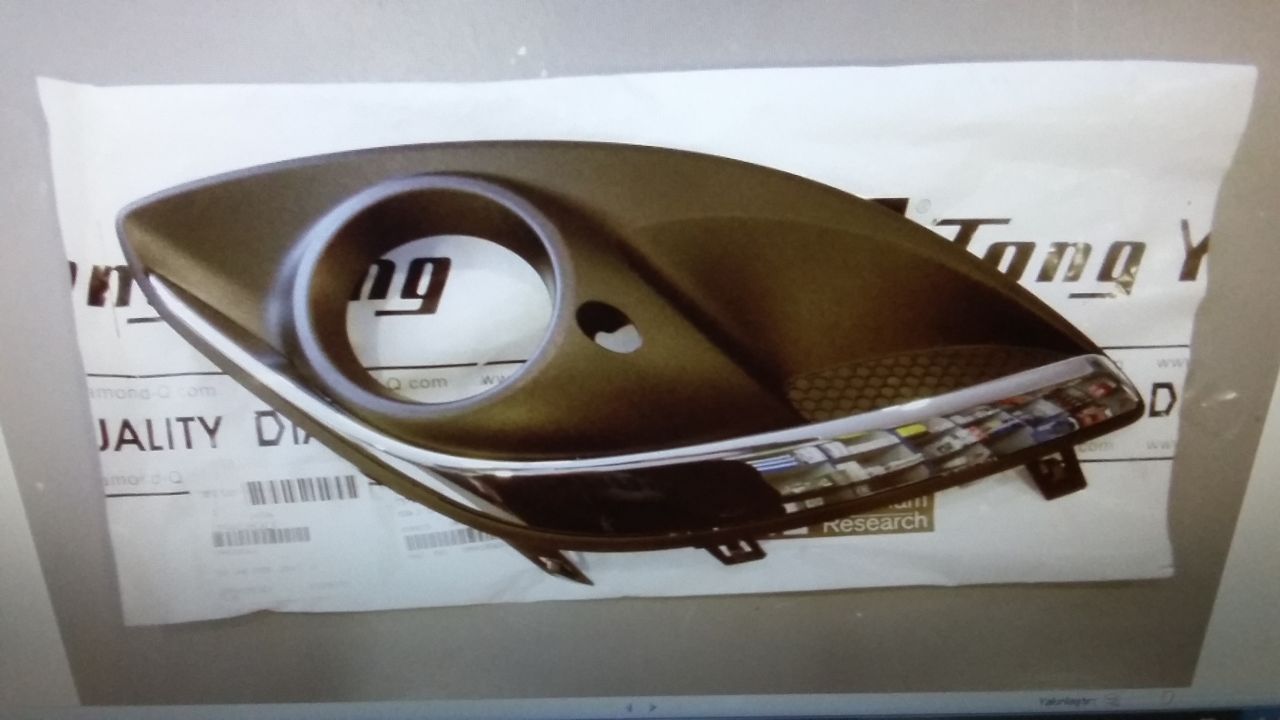 Opel Corsa D Sis Far Kapağı Nikelajlı ( Sisli ) Sol 2011- 2014