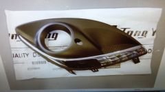 Opel Corsa D Sis Far Kapağı Nikelajlı ( Sisli ) Sol 2011- 2014