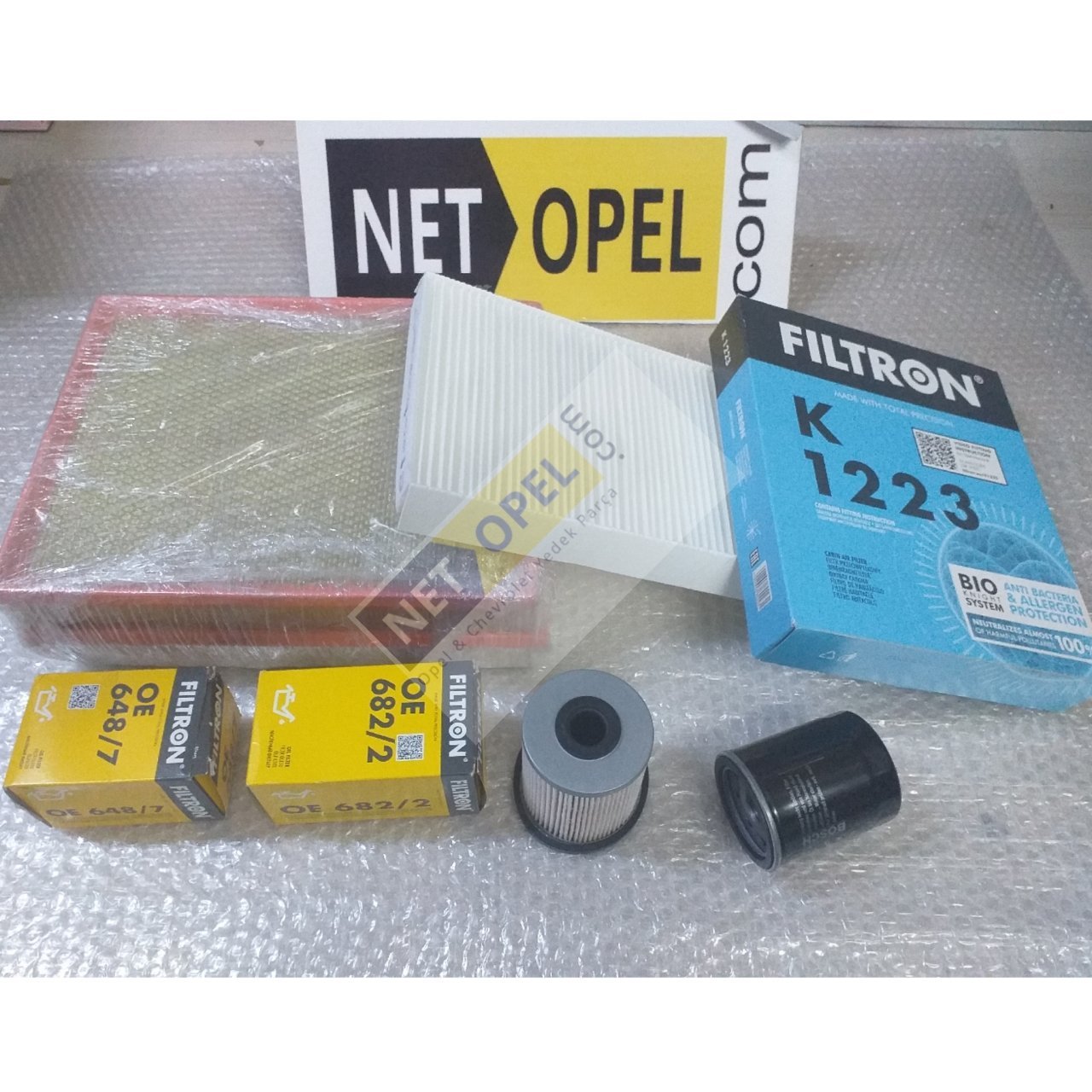 Opel Movano A Filtre Bakım Seti 1.9 Motor 1999-2010