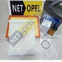 Opel Adam Filtre Bakım Seti Motor Yağlı 1.2 - 1.4 Motorlar GM