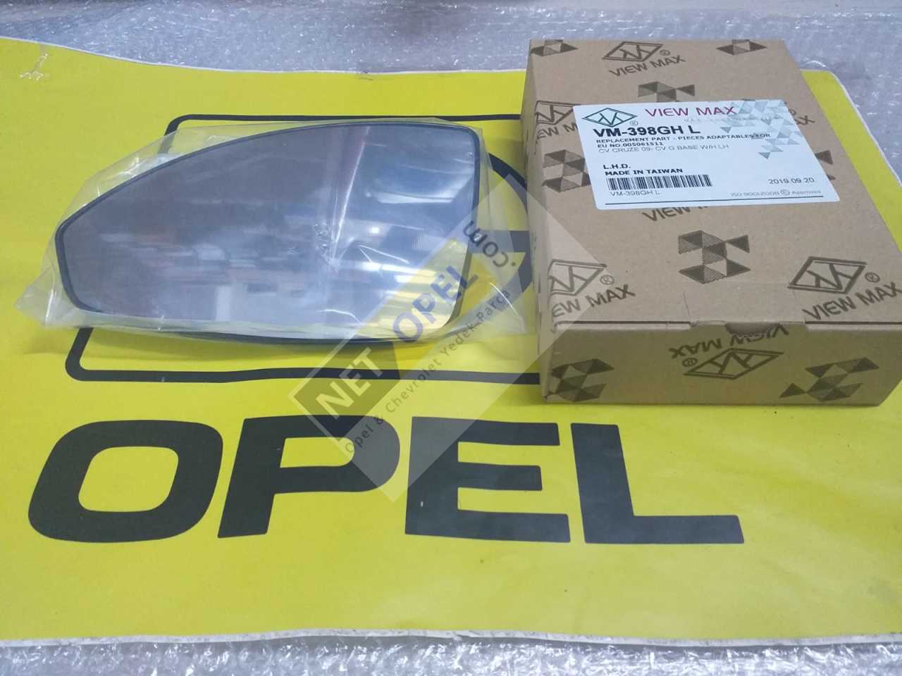 Chevrolet Cruze Ayna Camı Elektrikli Sol