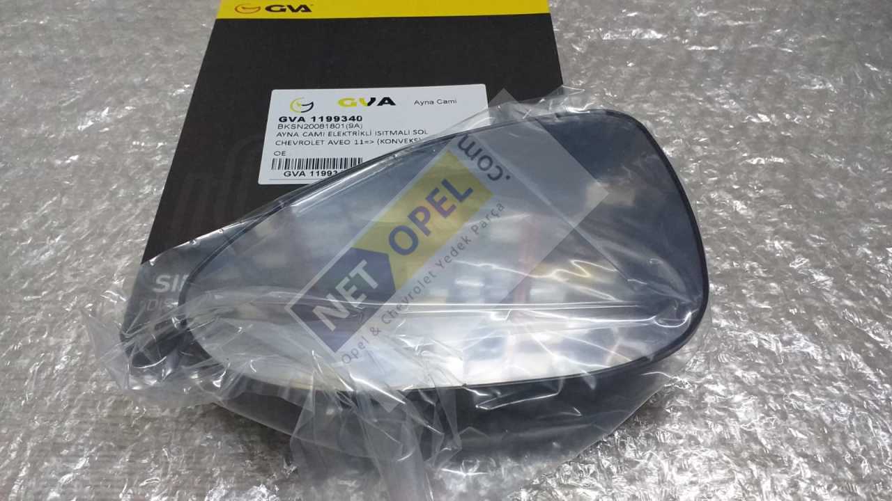 Chevrolet Aveo Ayna Camı Sol Elektrikli Isıtmalı 2011-2015