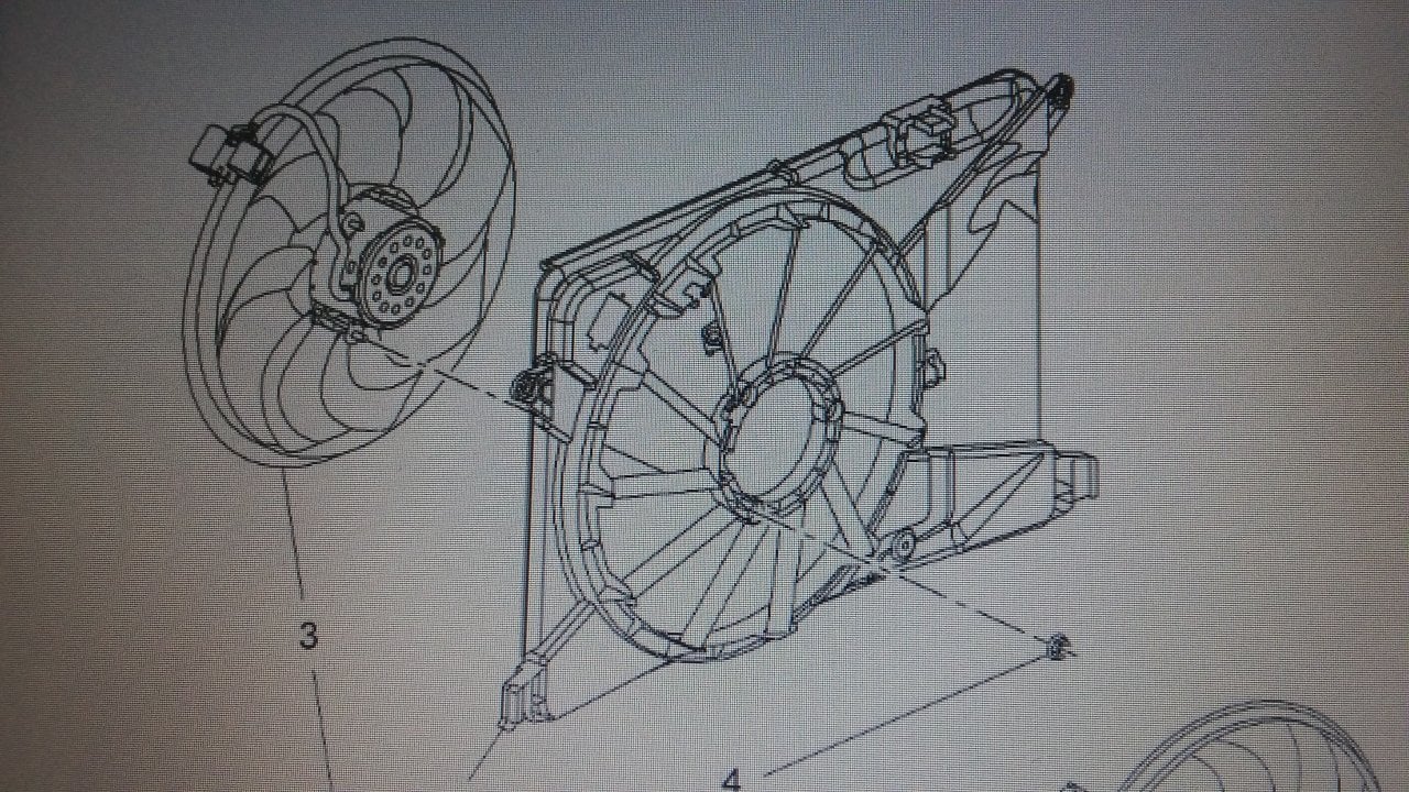 Opel Mokka Radyatör Fan Motoru ( Komple ) 1.6 Motorlar