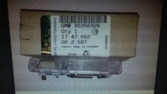 Opel Astra G Tavan Okuma Lambası Arka GM