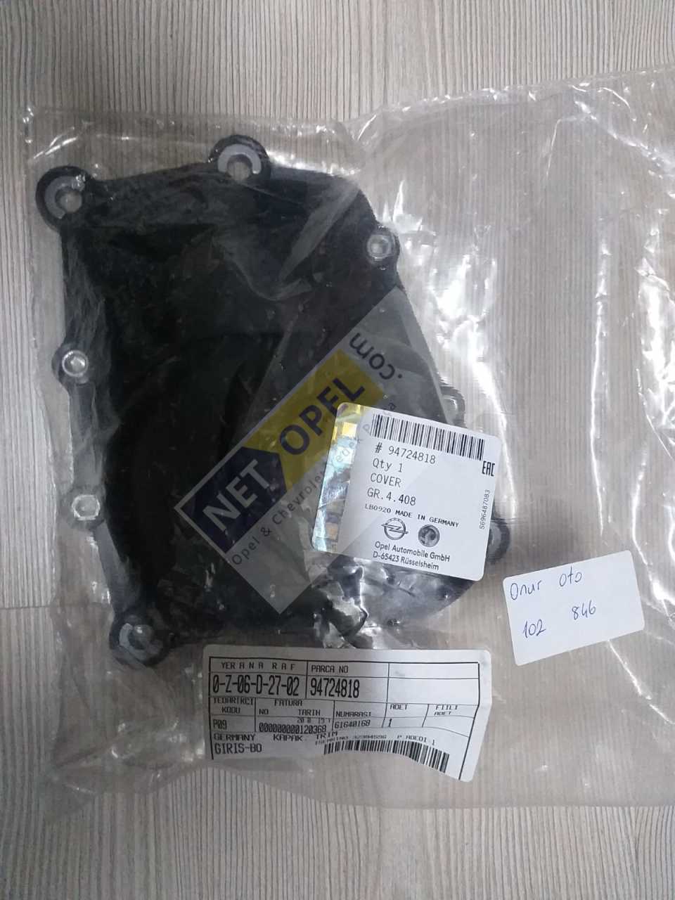 Chevrolet Aveo Şanzıman Arka Kapağı 1.3 Motor