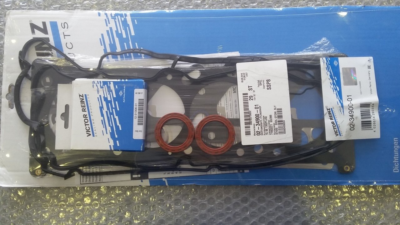 Opel Zafira A Üst  Takım Conta Z16XE  Motorlar .