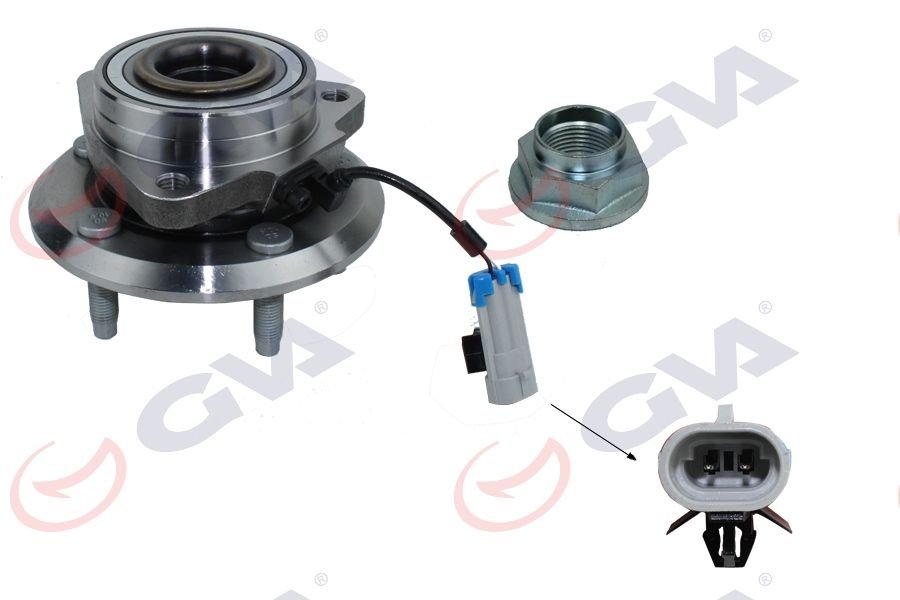 Chevrolet Captiva Teker Bilyası Porya Komple Ön