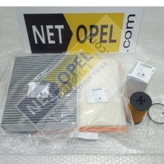 Opel Astra J Filtre Bakım Seti A14NET -A14NEL -A16LET Motorlar GM