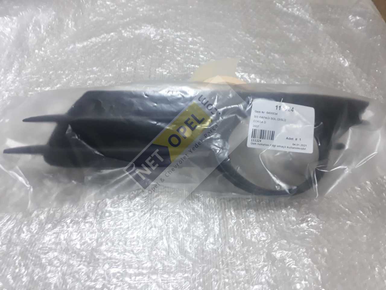 Opel Corsa D Sis kapağı Sol Sisli
