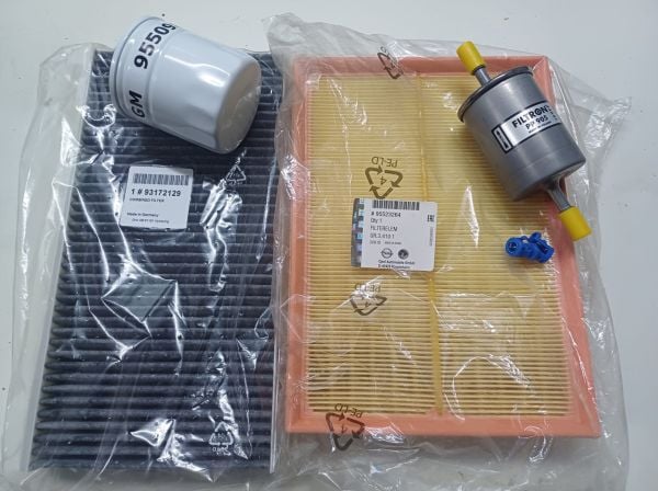 Opel Corsa C Filtre Bakım Seti Z14XE Motor Orjınal