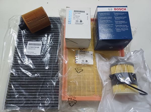 Opel Corsa C Filtre Bakım Seti 1.3 Çıkıntılı Yağ Filtrelı Orjinal