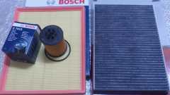 Opel Astra H Filtre Bakım Seti Z14XEP Motor  BOSCH