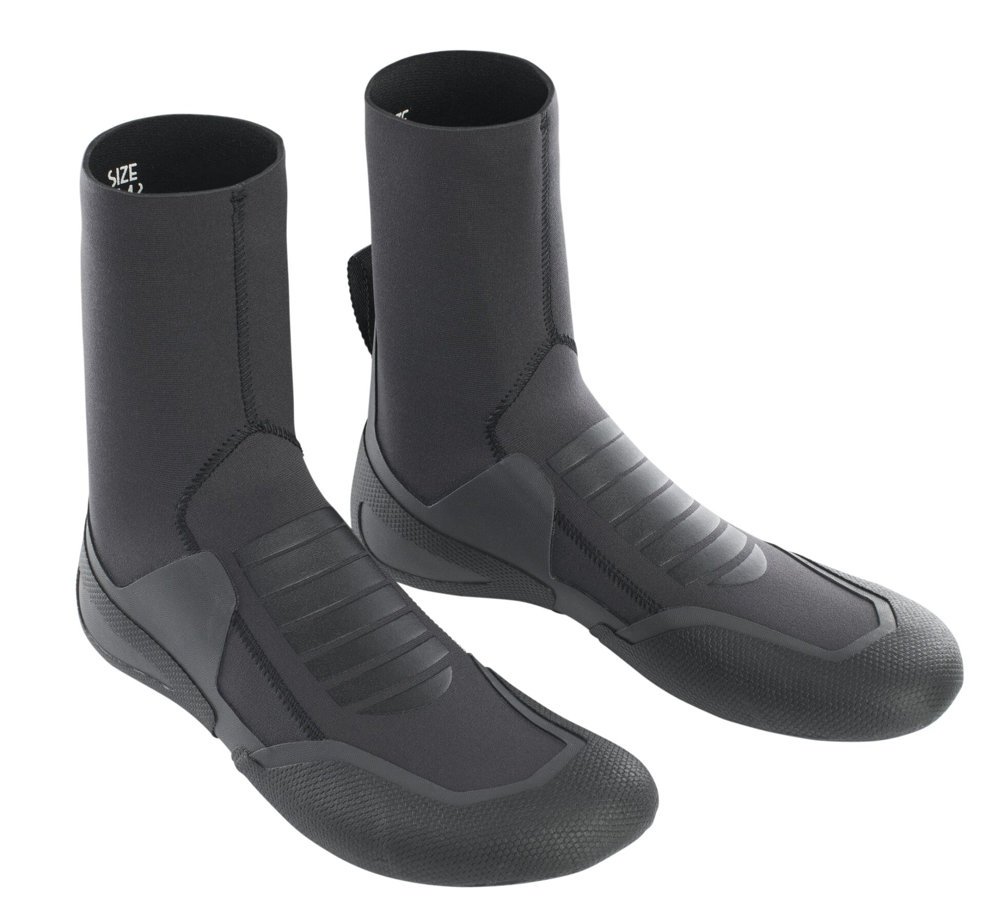 ION Plasma Boots 3/2 Round Toe - Black