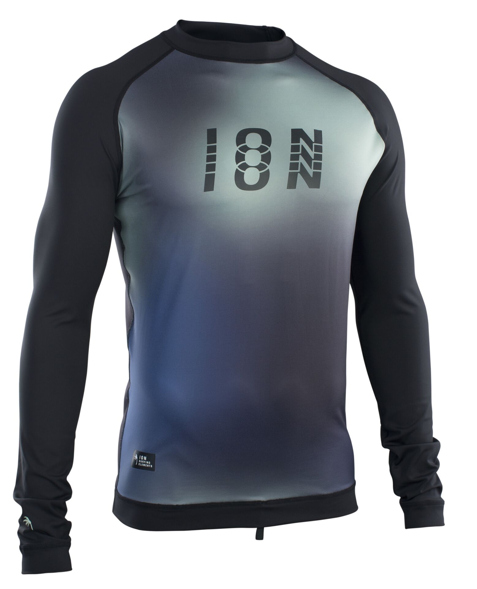 ION - Rashguard Maze LS Men - Blue Gradient