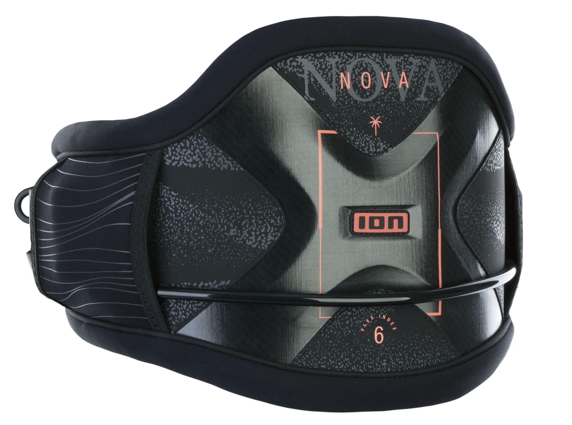 2023 ION Nova 8 Kitesurf Harness - Black