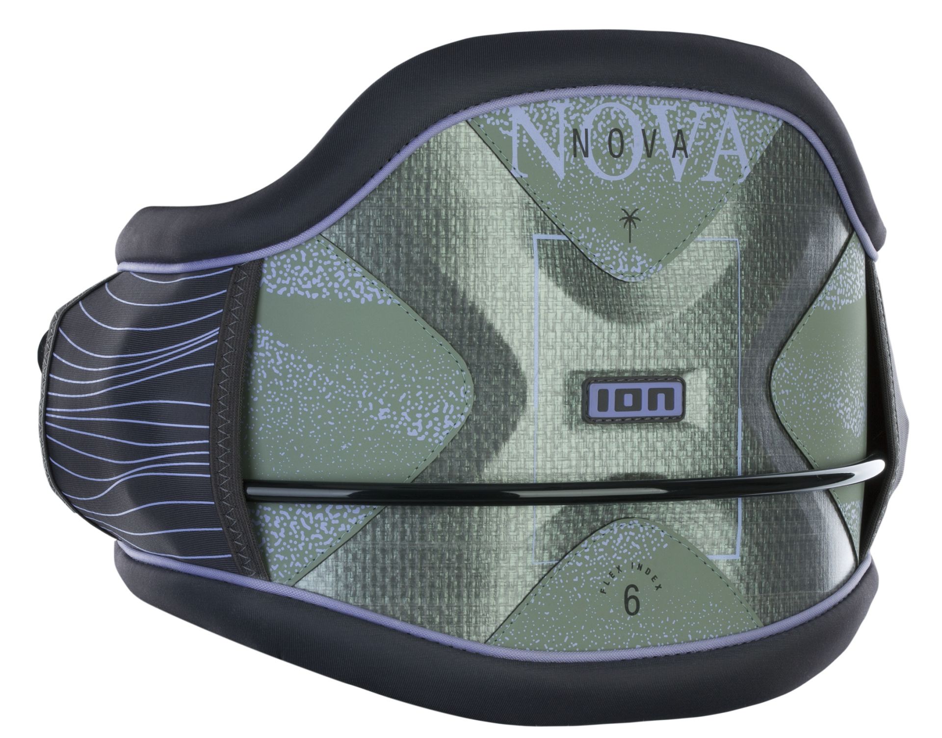 2023 ION Nova 8 Kitesurf Harness - Light Olive