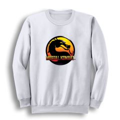 Mortal Kombat - Oyun Baskılı Bisiklet Yaka Sweatshirt