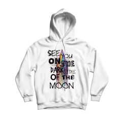 Pink Floyd Baskılı Kapşonlu Sweatshirt