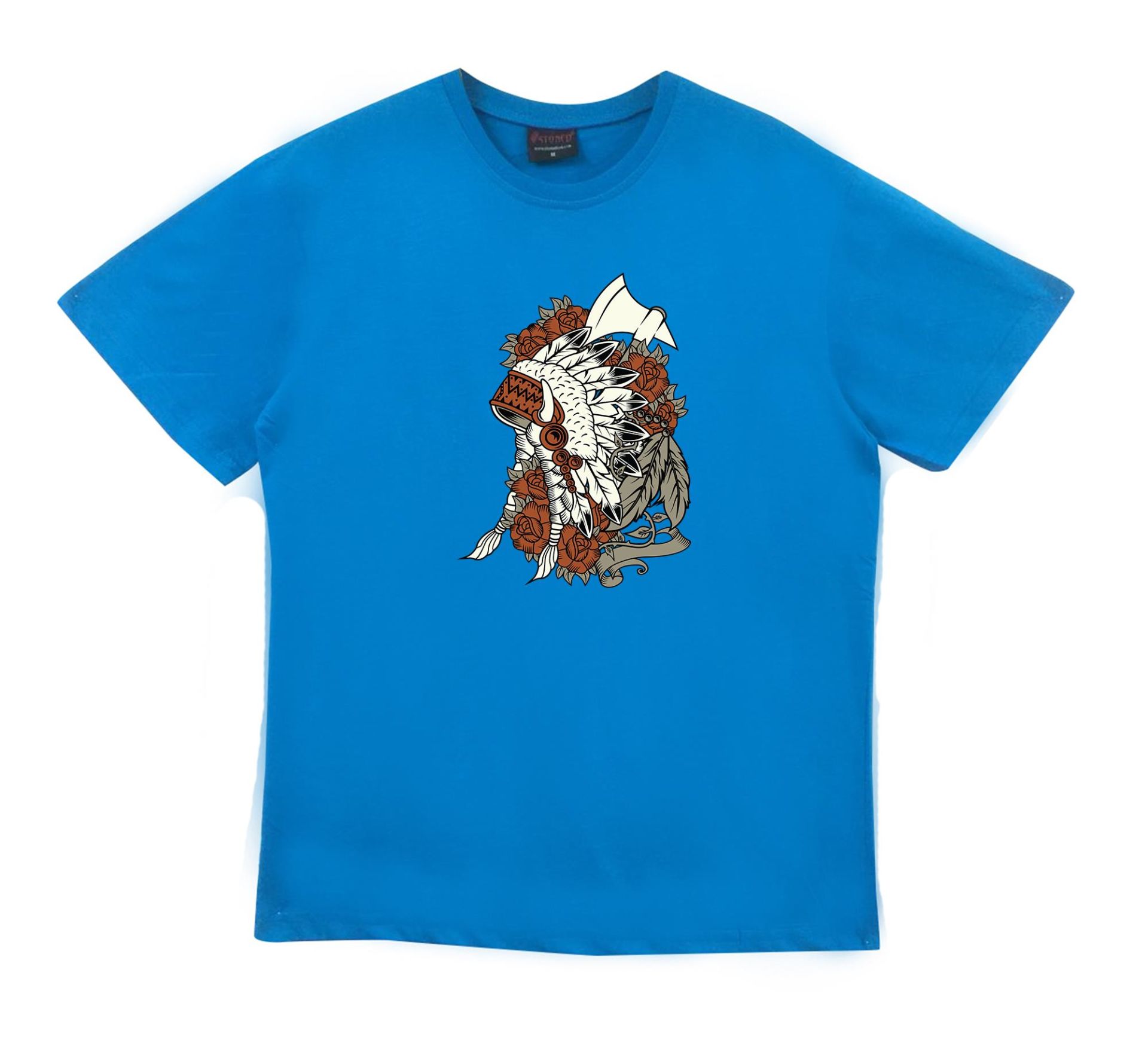 Kızılderili Baskılı T-shirt