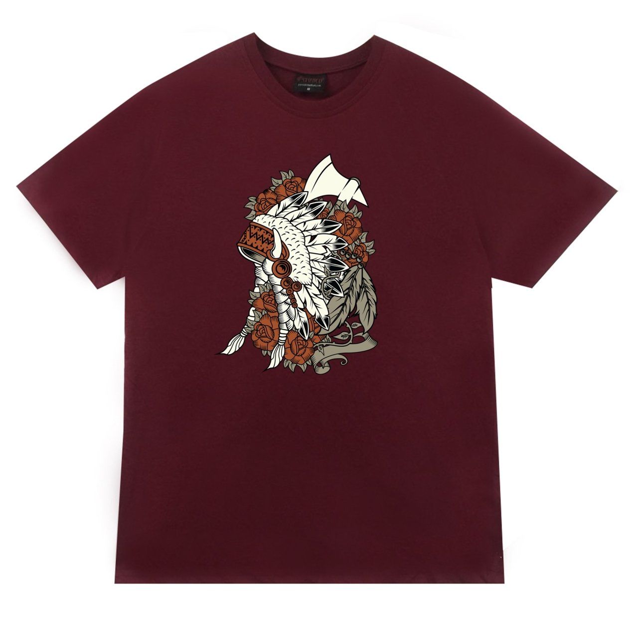 Kızılderili Baskılı T-shirt