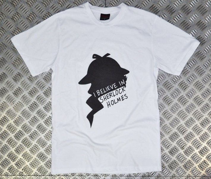 SHERLOCK Baskılı T-shirt