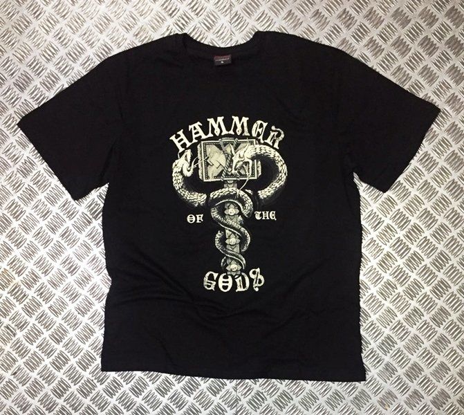 HAMMER OF THE GODS Baskılı T-shirt