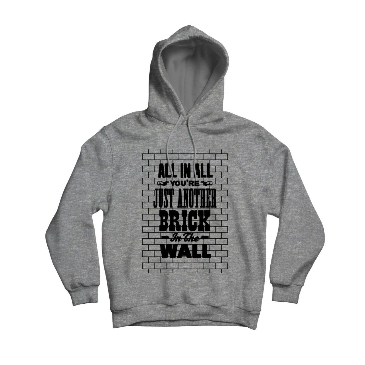 Pink Floyd Baskılı Kapşonlu Sweatshirt