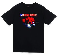 Limp Bizkit Baskılı T-shirt SİYAH - M