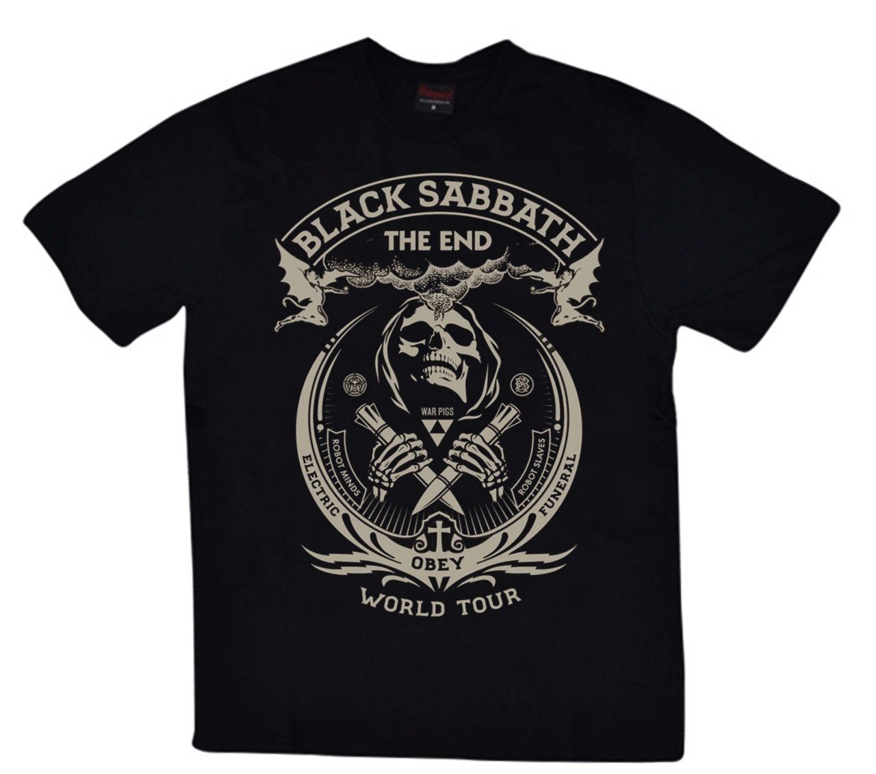 Black Sabbath Baskılı T-shirt