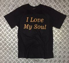 I LOVE MY SOUL Baskılı T-shirt