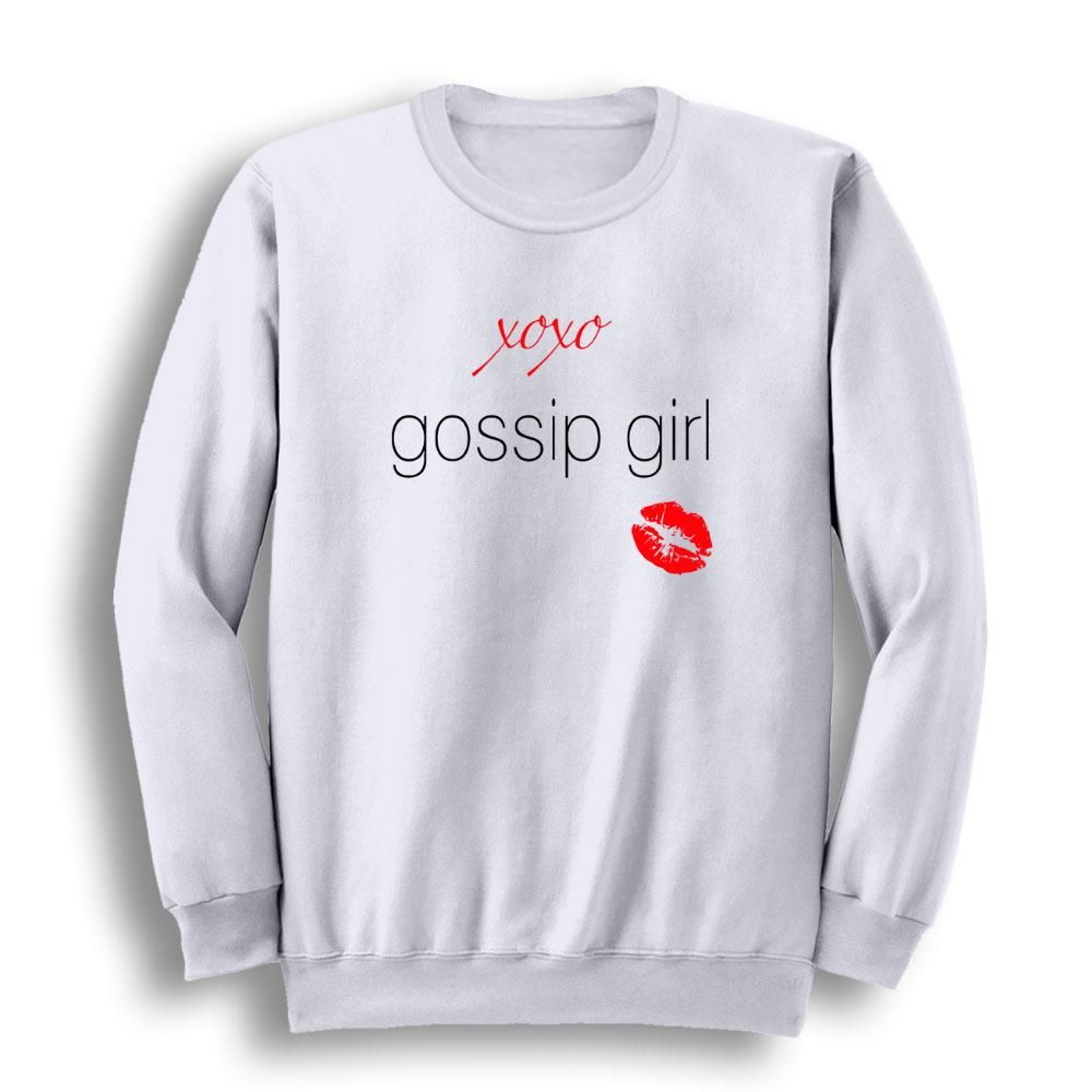 Gossip Girl Baskılı Bisiklet Yaka Sweatshirt